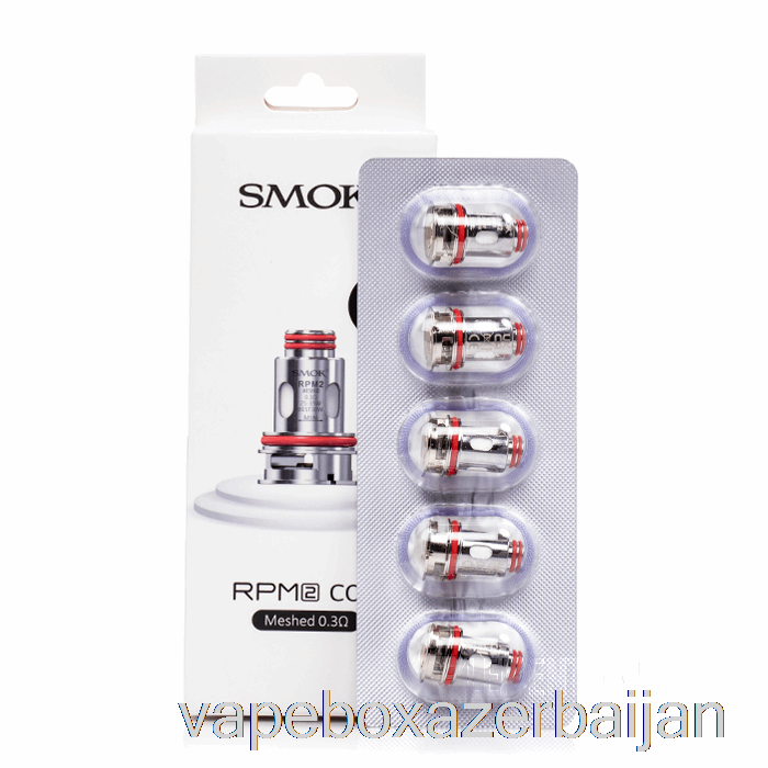 E-Juice Vape SMOK RPM 2 Replacement Coils 0.3ohm RPM 2 MESH Coils